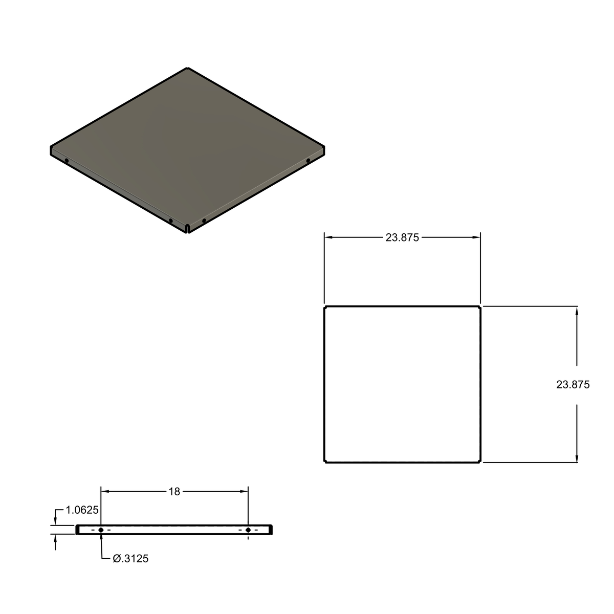 Stainless Steel Table Top