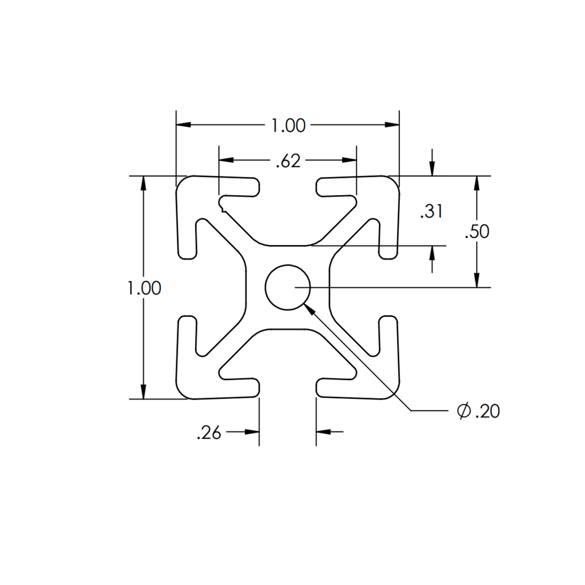 T Slot Aluminum Extrusion
